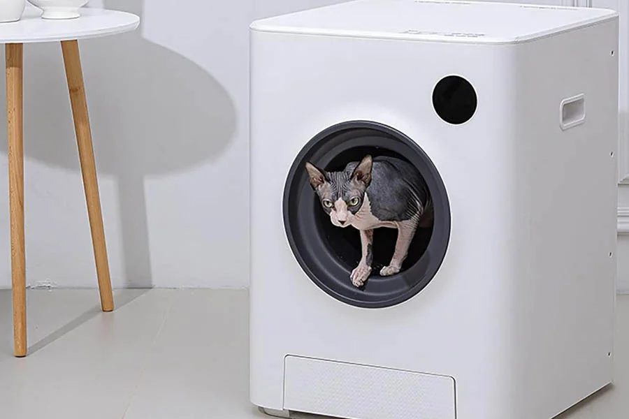 automatic cat litter cleaner